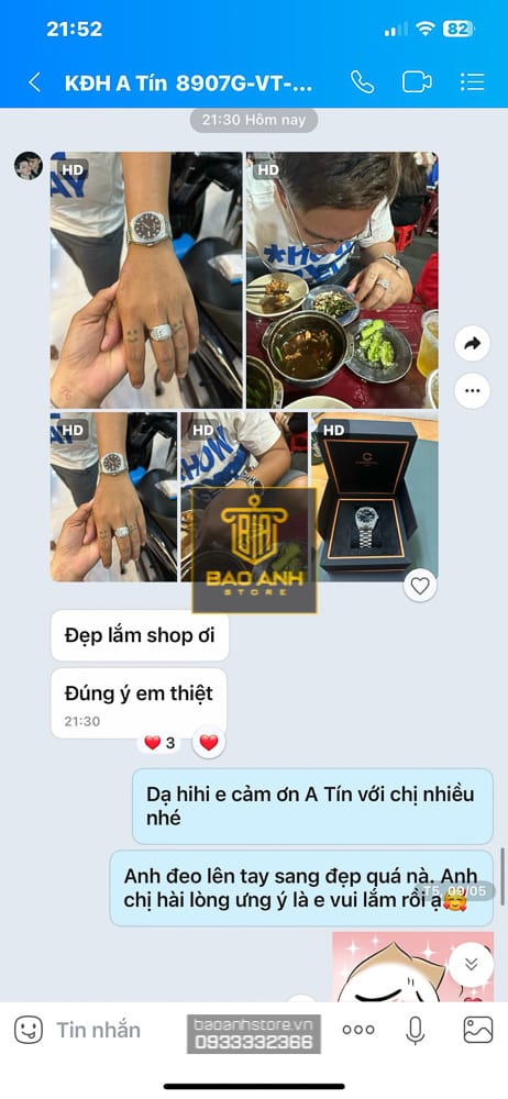 Review Zalo Đồng Hồ