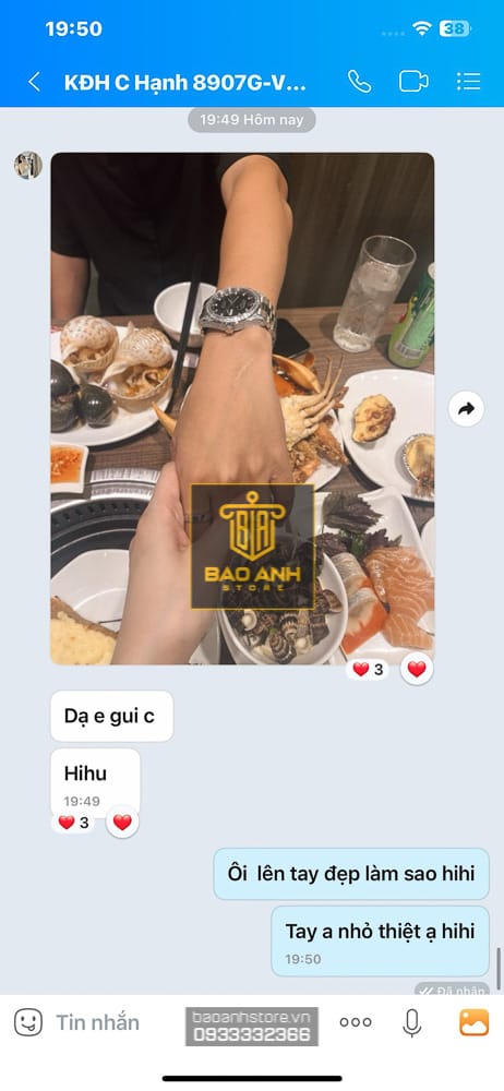 Review Zalo Đồng Hồ